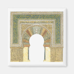 moskee van Cordoba Spanje. Mihrab Magneet