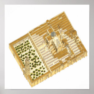 moskee van Cordoba Spanje. Uitzicht Poster