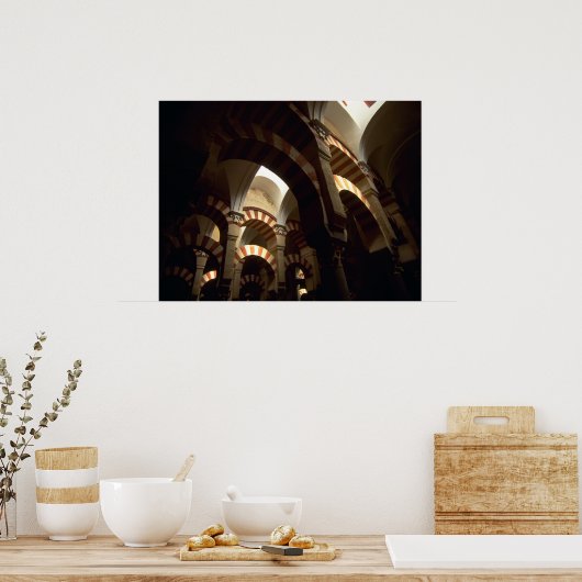 Moskee van Cordova 2 Poster (Keuken)