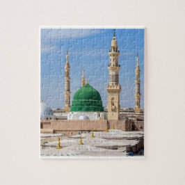 Moskee van de Profeet Medina Islamitische Kunst & Legpuzzel
