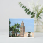 moskee van koutoubia briefkaart (Staand voorkant)