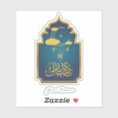 Moskeeboog Eid Mubarak Sticker (Vel)