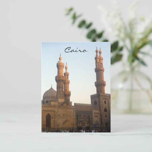 moskeeën minares cairo briefkaart (Staand voorkant)