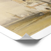 Moskezen in de woestijn, ten westen van de Citadel Poster (Hoek)