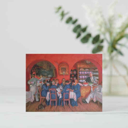 Moskou, 1916 briefkaart (Staand voorkant)