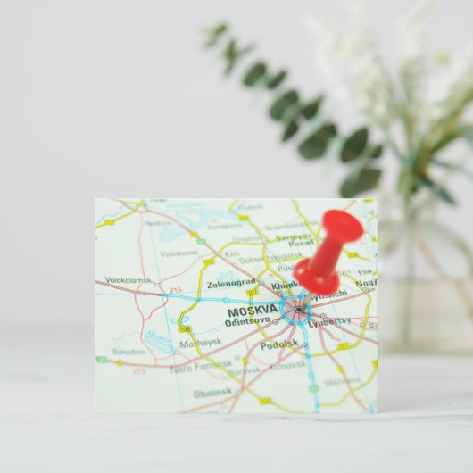 Moskou Briefkaart (Staand voorkant)