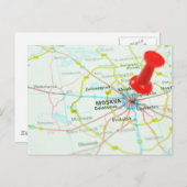 Moskou Briefkaart (Voorkant / Achterkant)