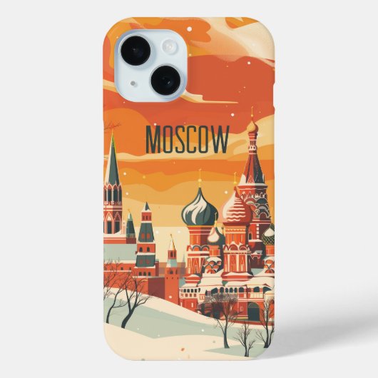 Moskou Case-Mate iPhone Case (Achterkant)