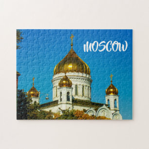 Moskou Christus De Savior Cathedraal Architectuur Legpuzzel
