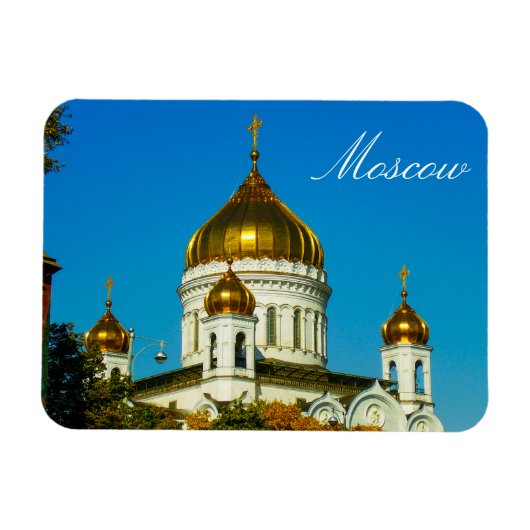 Moskou Christus De Savior Cathedraal Architectuur Magneet (Horizontaal)