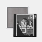 Moskou Christus De Savior Cathedraal Architectuur Magneet (Voorkant / Achterkant)