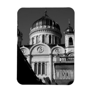 Moskou Christus De Savior Cathedraal Architectuur Magneet