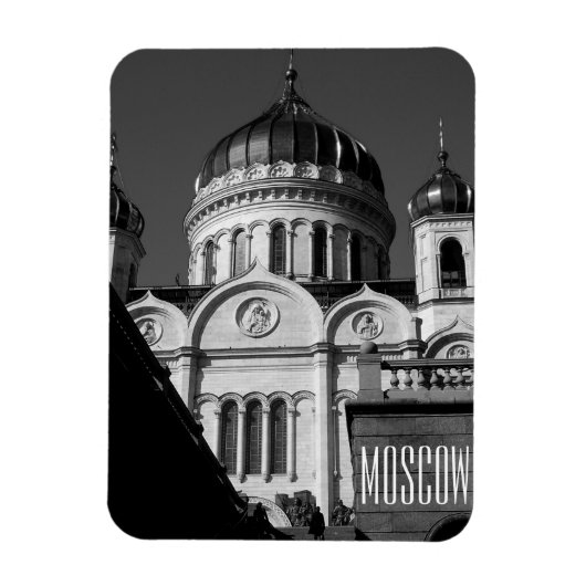 Moskou Christus De Savior Cathedraal Architectuur Magneet (Verticaal)