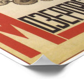 Moskou GSM Watches Sovjet Adverteren 1923 Poster (Hoek)