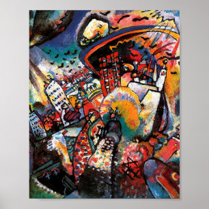 Moskou I van Vassily Kandinsky Poster