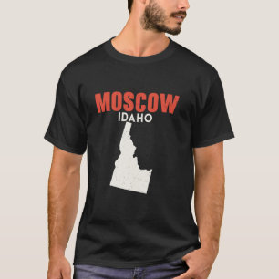 Moskou Idaho USA State America Travel Idahoan T-shirt