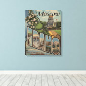 Moskou, IdahoLarge Letter ScenesMoskou, ID Canvas Afdruk (Insitu (Houten vloer))