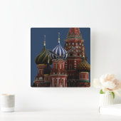 Moskou in de muur vierkante klok (Huis)