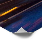 Moskou in nacht poster (Hoek)