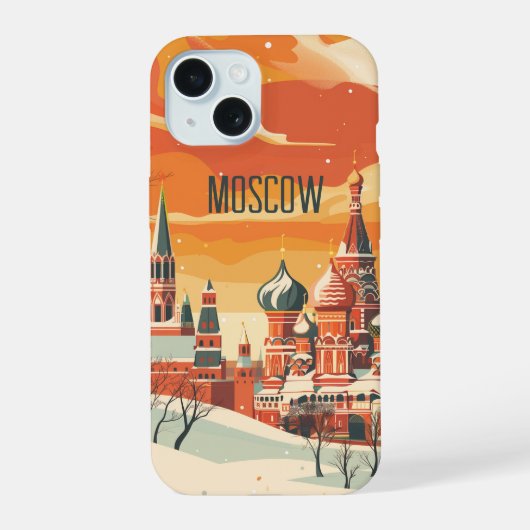 Moskou iPhone 15 Case (Achterkant)