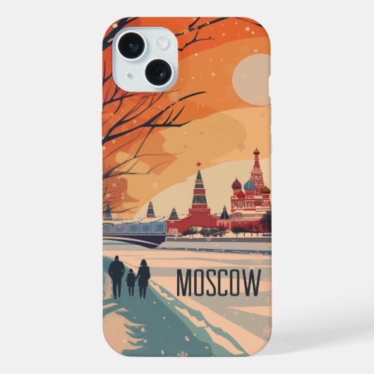 Moskou iPhone Hoesje (Achterkant)