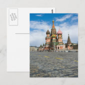 Moskou, kathedraal van Saint-Basil Briefkaart (Voorkant / Achterkant)