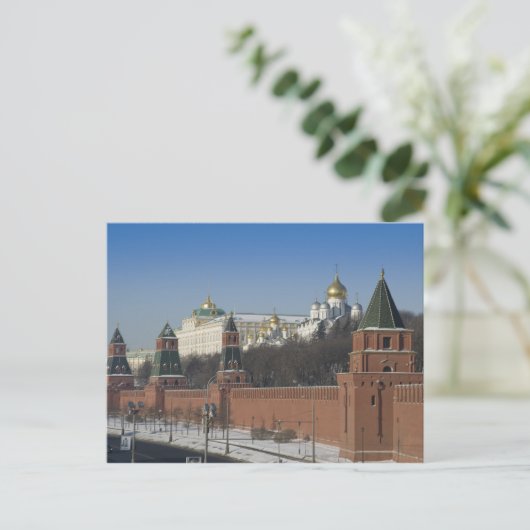 Moskou Kremlin Briefkaart (Staand voorkant)