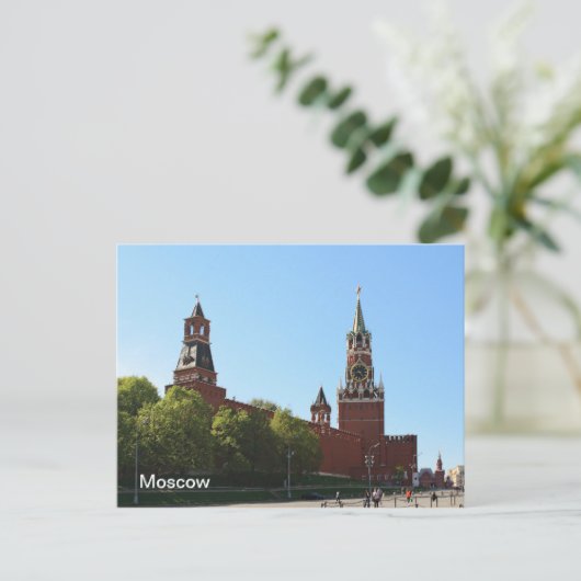 Moskou Kremlin Briefkaart (Staand voorkant)