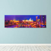 Moskou Kremlin Panorama Canvas Afdruk (Insitu (Houten vloer))