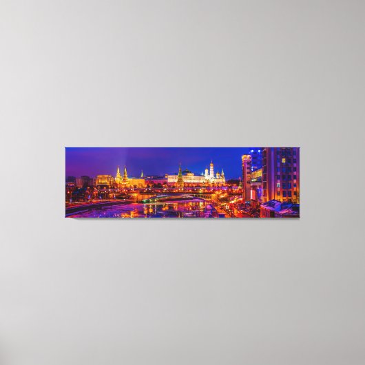 Moskou Kremlin Panorama Canvas Afdruk (Voorkant)