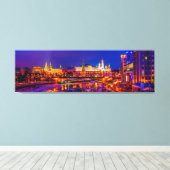 Moskou Kremlin Panorama Canvas Afdruk (Insitu (Houten vloer))
