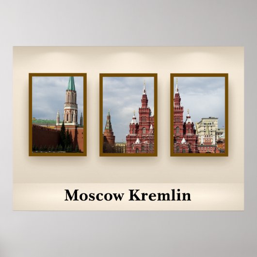 Moskou Kremlin Poster (Voorkant)