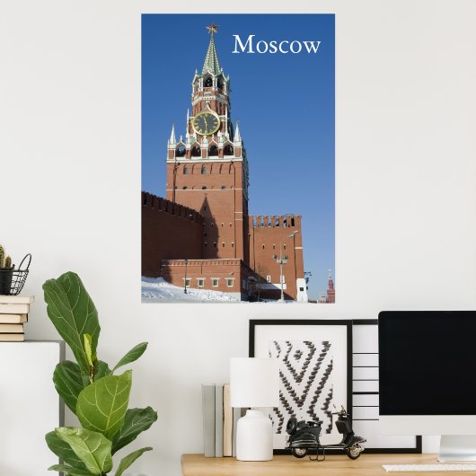 Moskou Kremlin Poster (Thuiskantoor)
