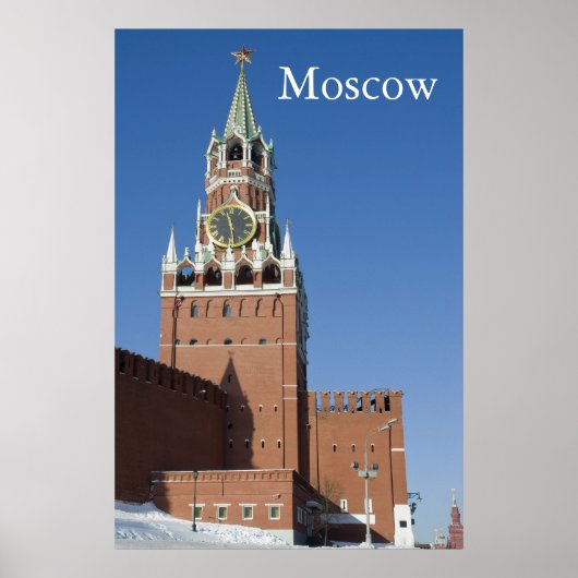 Moskou Kremlin Poster (Voorkant)
