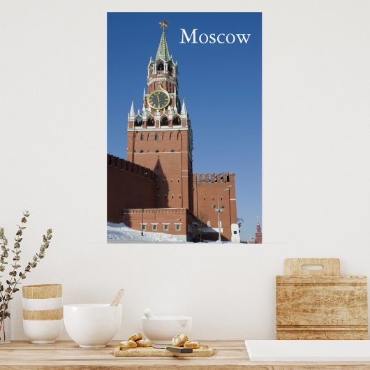 Moskou Kremlin Poster (Keuken)