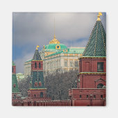 Moskou Kremlin Towers Magneet (Voorkant)