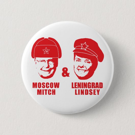 Moskou Mitch en Leningrad Lindsey Ronde Button 5,7 Cm (Voorkant)