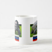 Moskou Mitch is niet-Amerikaans, schildpad, vlag,  Koffiemok (Center)