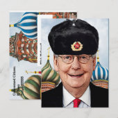 Moskou Mitch McConnell Briefkaart (Voorkant / Achterkant)