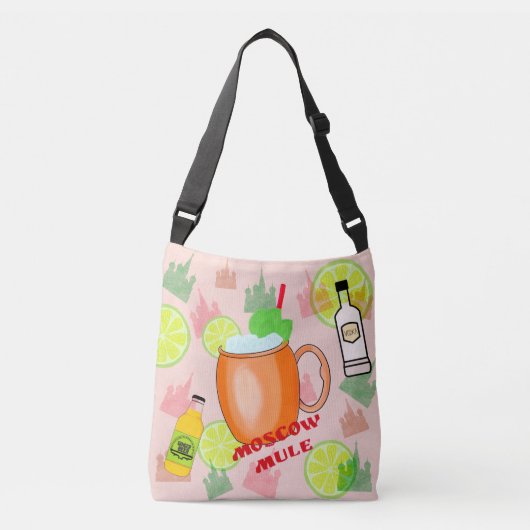 Moskou Mule Cocktail Crossbody Tas (Voorkant)