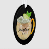Moskou Mule Cocktail gepersonaliseerd Ornament (voorkant)