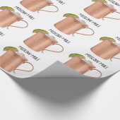 Moskou Mule Copper Mok Low Poly Geometric Design Cadeaupapier (Hoek)