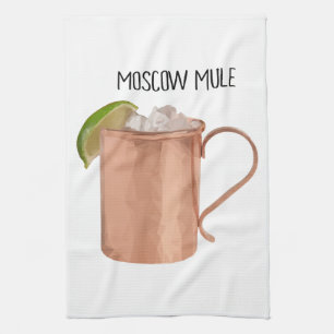 Moskou Mule Kitchen Towel Geometric Low Poly Art Theedoek