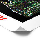 Moskou Neon Poster (Hoek)