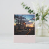 Moskou, PA-Kerk St.Moskou Verenigde Methodisten Ke Briefkaart (Staand voorkant)