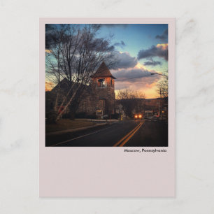 Moskou, PA-Kerk St.Moskou Verenigde Methodisten Ke Briefkaart