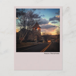 Moskou, PA-Kerk St.Moskou Verenigde Methodisten Ke Briefkaart