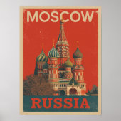 Moskou-reizen Poster (Voorkant)