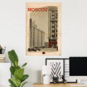  Moskou-reizen Poster (Thuiskantoor)