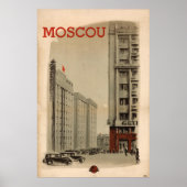  Moskou-reizen Poster (Voorkant)